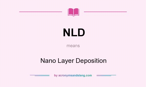 What does NLD mean? It stands for Nano Layer Deposition