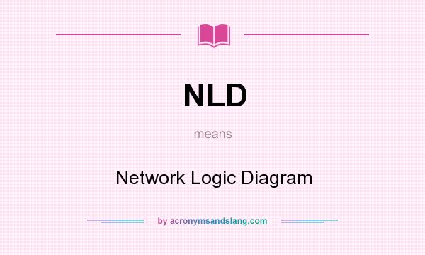 What does NLD mean? It stands for Network Logic Diagram