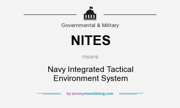 What does NITES mean? It stands for Navy Integrated Tactical Environment System