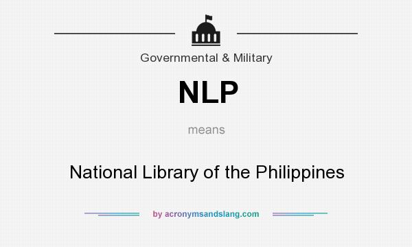 What does NLP mean? It stands for National Library of the Philippines