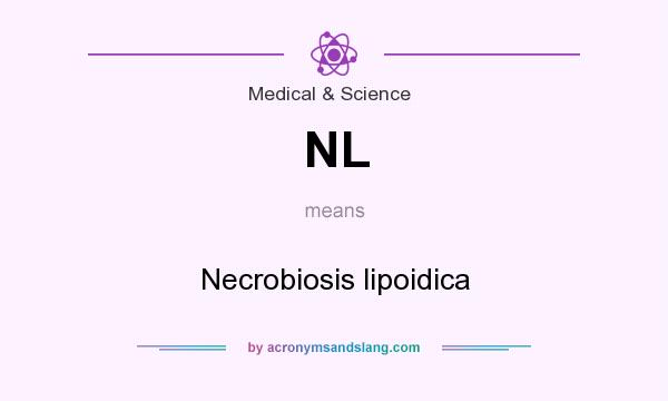 What does NL mean? It stands for Necrobiosis lipoidica