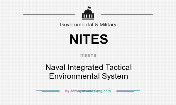What does NITES mean? It stands for Naval Integrated Tactical Environmental System