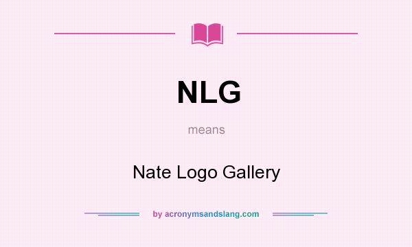 What does NLG mean? It stands for Nate Logo Gallery