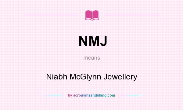 What does NMJ mean? It stands for Niabh McGlynn Jewellery