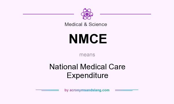 What does NMCE mean? It stands for National Medical Care Expenditure