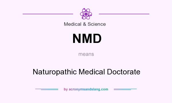 What does NMD mean? It stands for Naturopathic Medical Doctorate