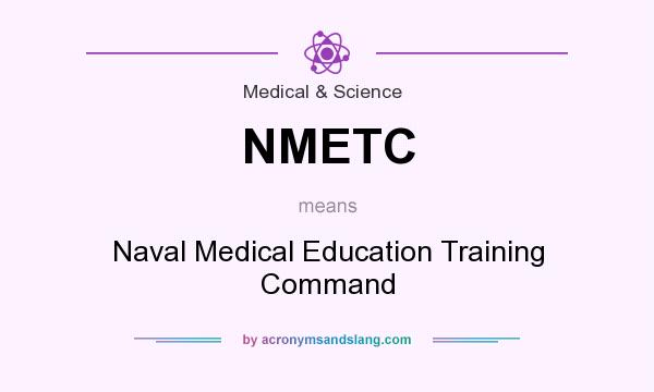 What does NMETC mean? It stands for Naval Medical Education Training Command