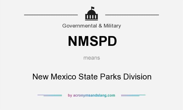 What does NMSPD mean? It stands for New Mexico State Parks Division