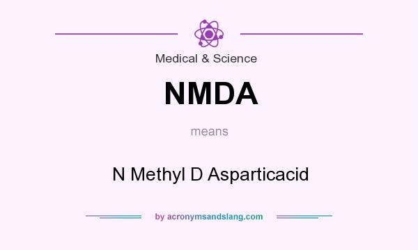 What does NMDA mean? It stands for N Methyl D Asparticacid