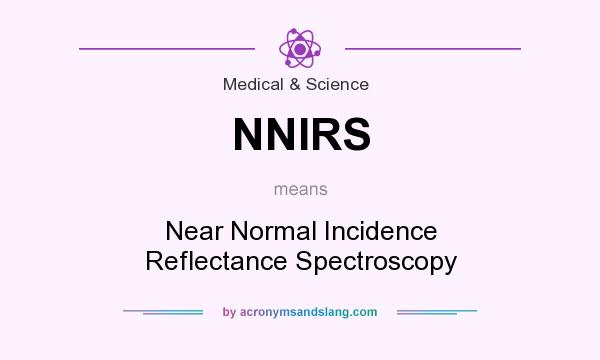 What does NNIRS mean? It stands for Near Normal Incidence Reflectance Spectroscopy