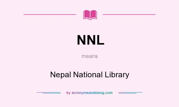 What does NNL mean? It stands for Nepal National Library