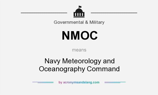 What does NMOC mean? It stands for Navy Meteorology and Oceanography Command