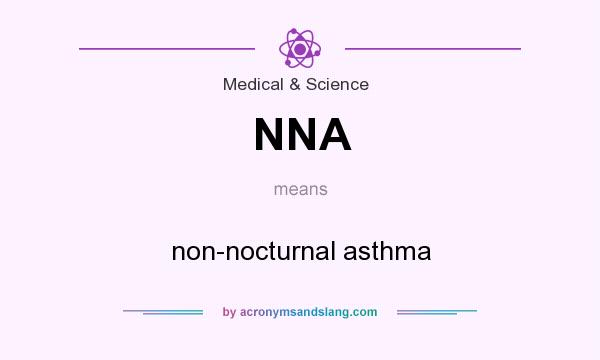 What does NNA mean? It stands for non-nocturnal asthma