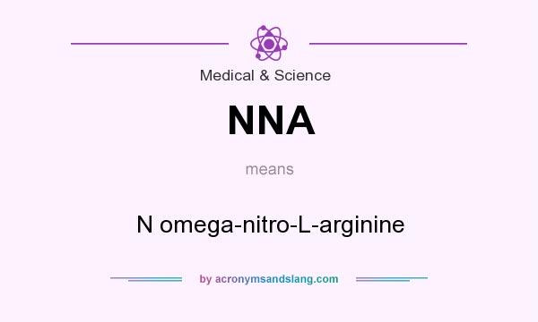 What does NNA mean? It stands for N omega-nitro-L-arginine