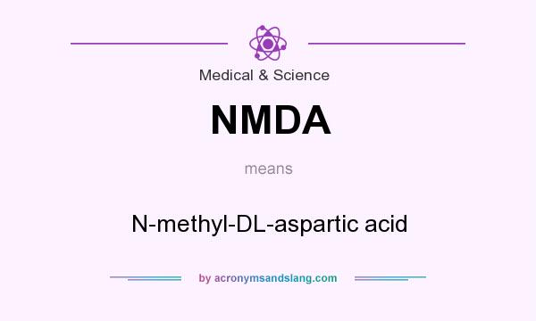 What does NMDA mean? It stands for N-methyl-DL-aspartic acid