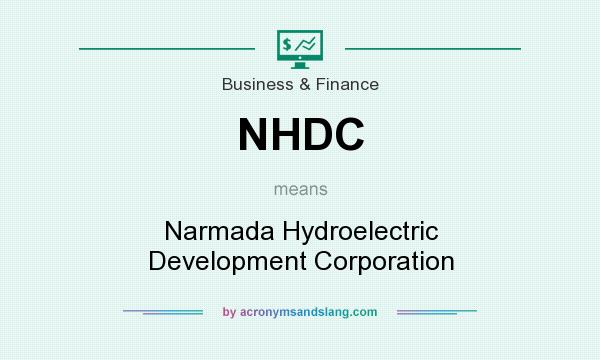 What does NHDC mean? It stands for Narmada Hydroelectric Development Corporation