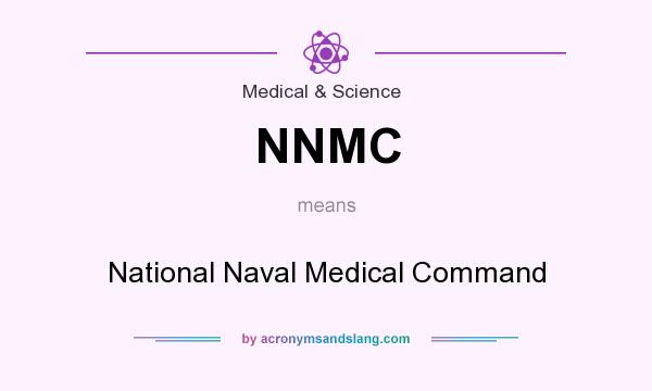What does NNMC mean? It stands for National Naval Medical Command