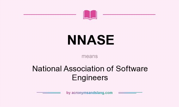 What does NNASE mean? It stands for National Association of Software Engineers