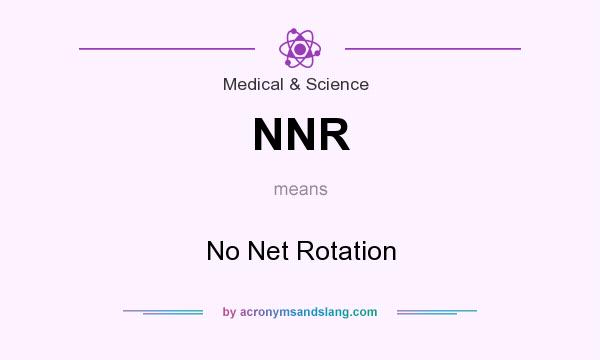 What does NNR mean? It stands for No Net Rotation