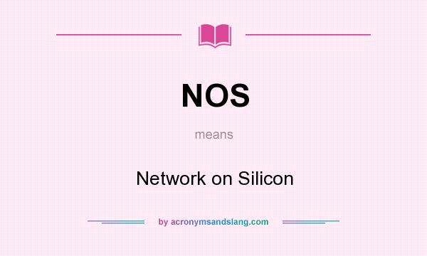 What does NOS mean? It stands for Network on Silicon