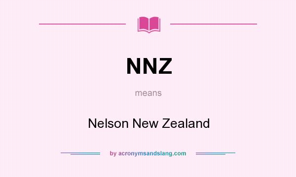 What does NNZ mean? It stands for Nelson New Zealand