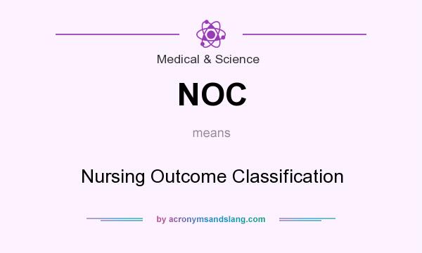 What does NOC mean? It stands for Nursing Outcome Classification