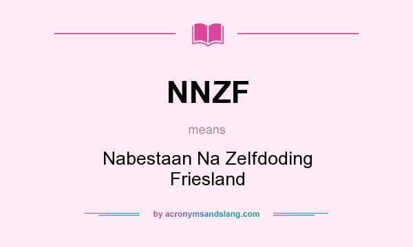 What does NNZF mean? It stands for Nabestaan Na Zelfdoding Friesland