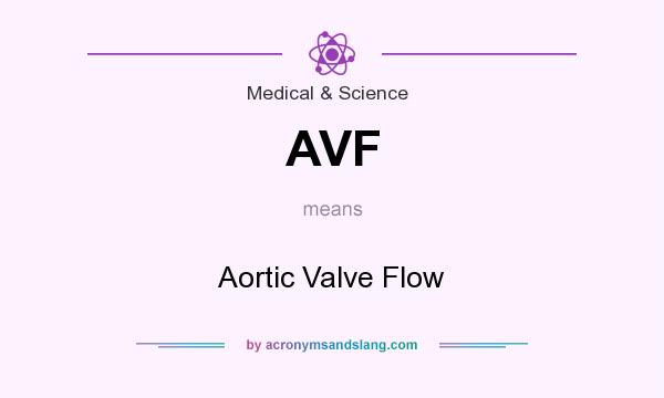 What does AVF mean? It stands for Aortic Valve Flow