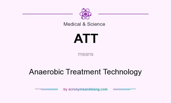 What does ATT mean? It stands for Anaerobic Treatment Technology