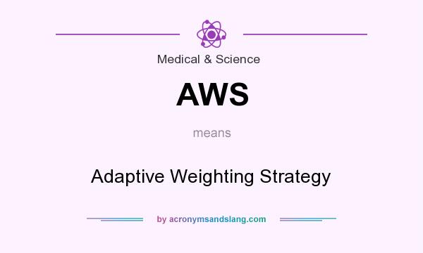 What does AWS mean? It stands for Adaptive Weighting Strategy