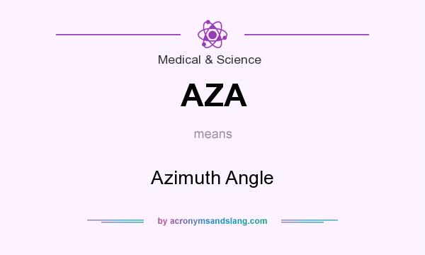 What does AZA mean? It stands for Azimuth Angle