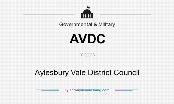 What does AVDC mean? It stands for Aylesbury Vale District Council