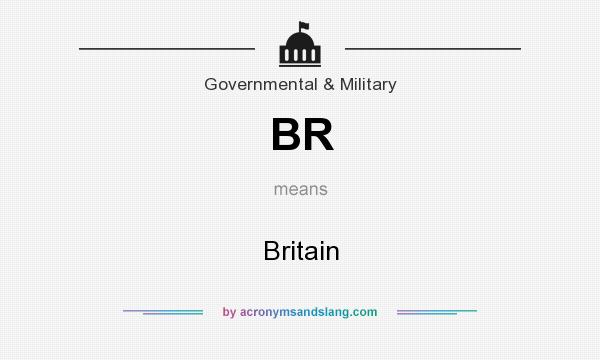 What does BR mean? It stands for Britain
