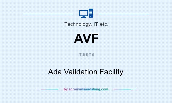 What does AVF mean? It stands for Ada Validation Facility