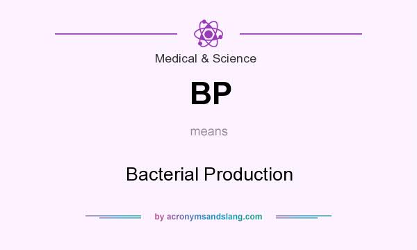 What does BP mean? It stands for Bacterial Production