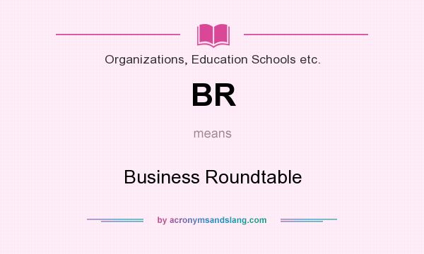 What does BR mean? It stands for Business Roundtable