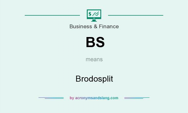 What does BS mean? It stands for Brodosplit