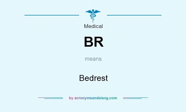 What does BR mean? It stands for Bedrest