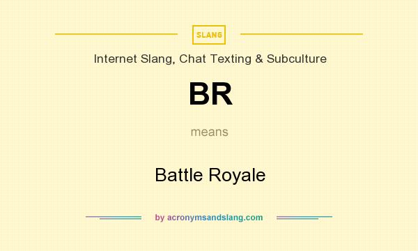 What does BR mean? It stands for Battle Royale
