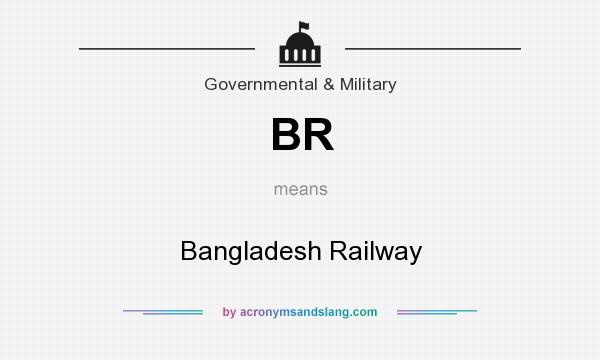 What does BR mean? It stands for Bangladesh Railway