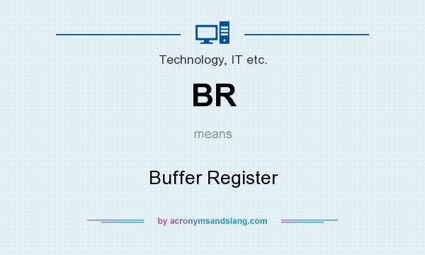 What does BR mean? It stands for Buffer Register