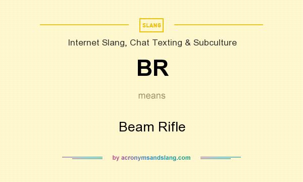 What does BR mean? It stands for Beam Rifle