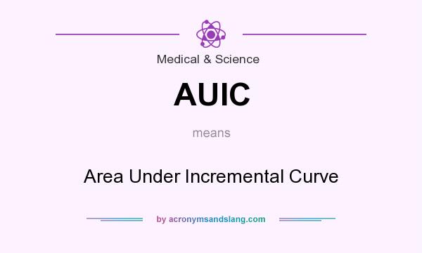 What does AUIC mean? It stands for Area Under Incremental Curve