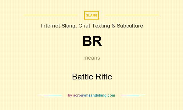What does BR mean? It stands for Battle Rifle