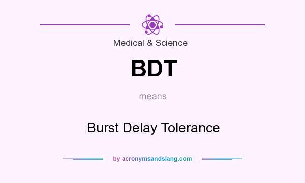 What does BDT mean? It stands for Burst Delay Tolerance