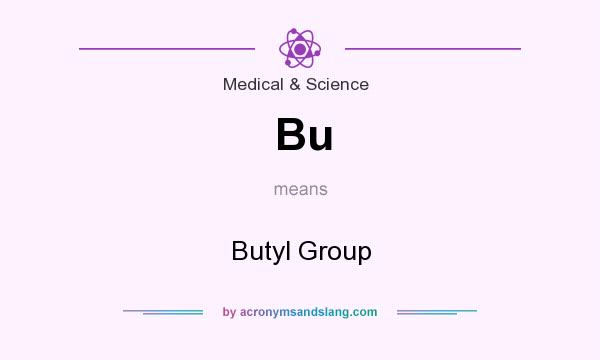 What does Bu mean? It stands for Butyl Group