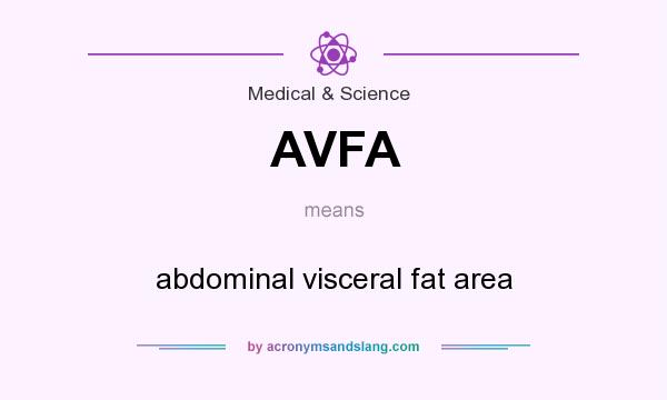 What does AVFA mean? It stands for abdominal visceral fat area