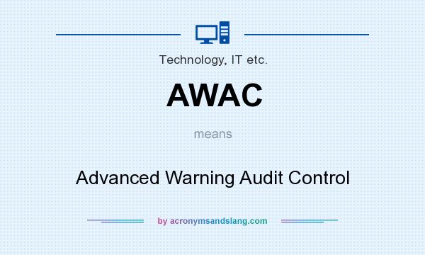 What does AWAC mean? It stands for Advanced Warning Audit Control