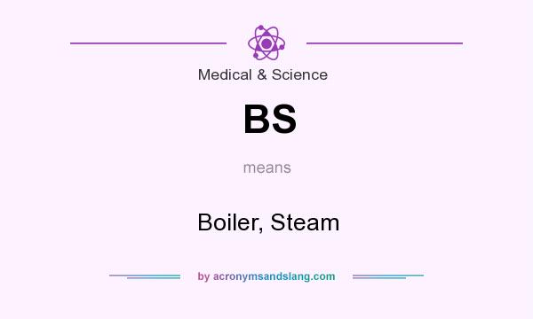 What does BS mean? It stands for Boiler, Steam