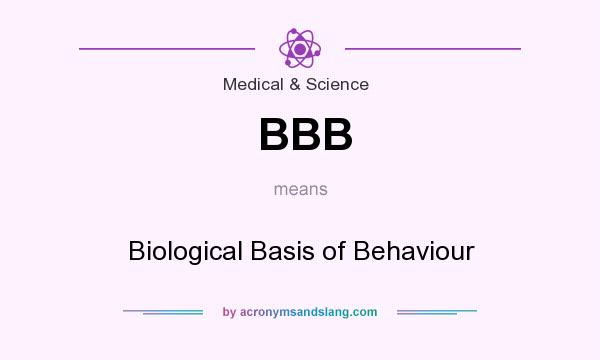 What does BBB mean? It stands for Biological Basis of Behaviour